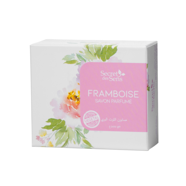 Savon végétal Framboise
